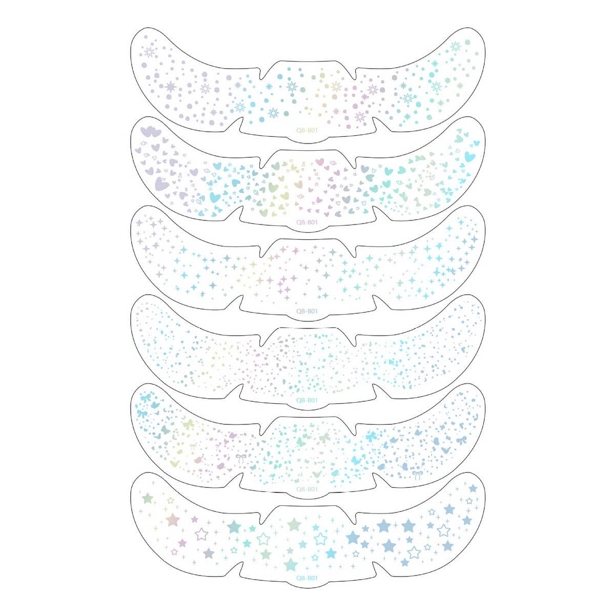 Metallic Freckle Tattoos ? Gold & Silver Party