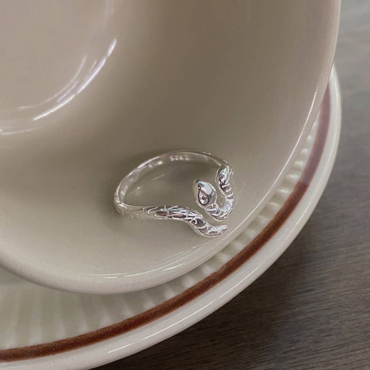 CWAJE4977_SIMPLE PERSONALITY SNAKE-SHAPED FASHION OPEN RING