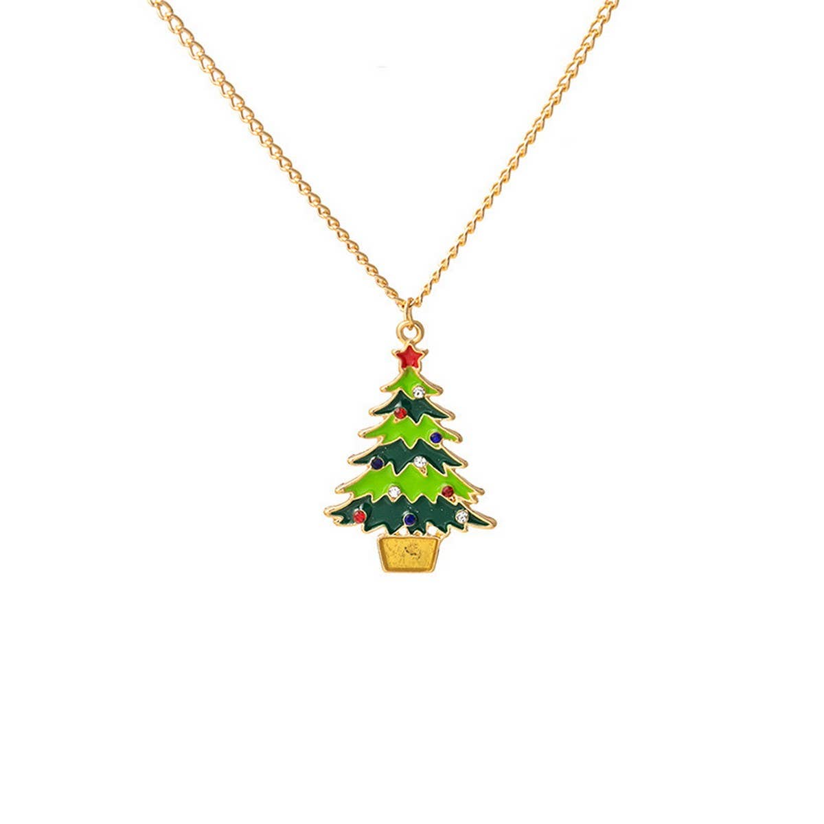 CHRISTMAS CARTOON PERSONALITY VERSATILE NECKLACE