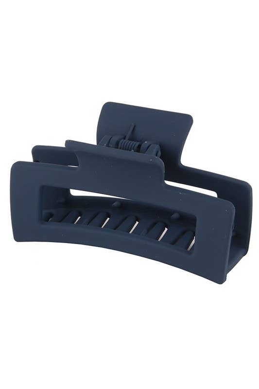 3.35" Minimalist Rectangle Hair Claw Clip_CWAHA0088