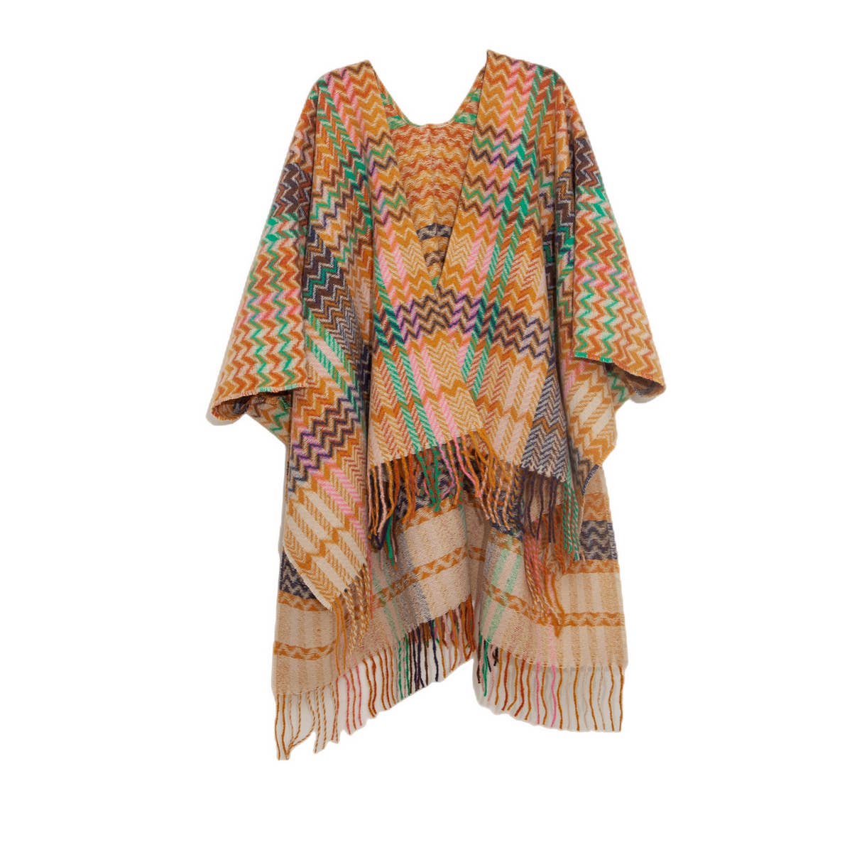 2024 NEW STYLE SHAWL WITH SLEEVES AND TASSELS_CWASC1204