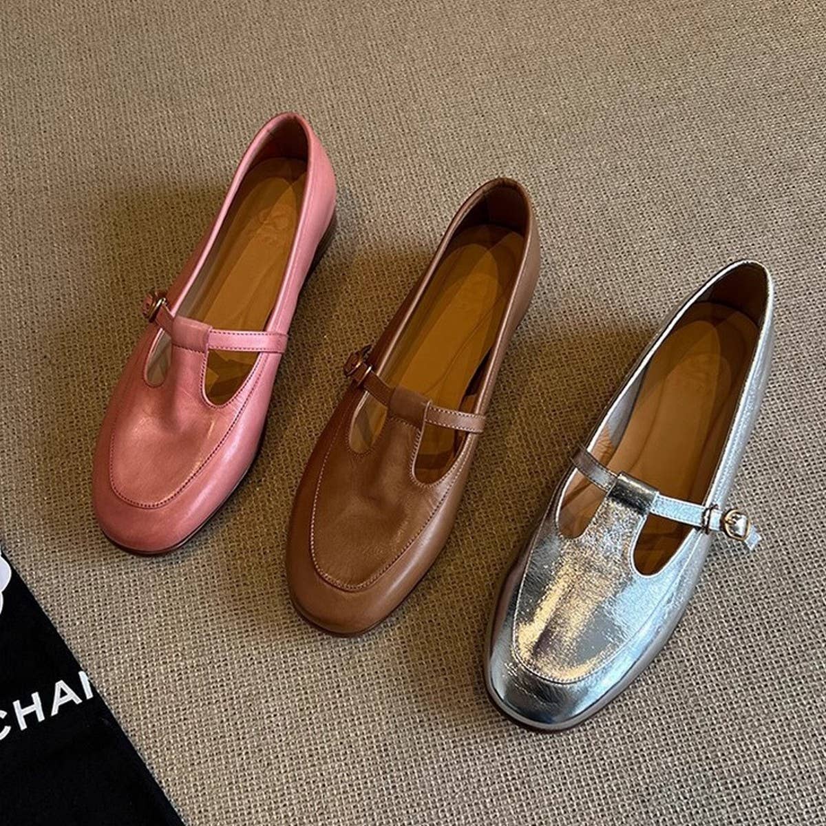 Vintage Leather Mary Jane Loafers