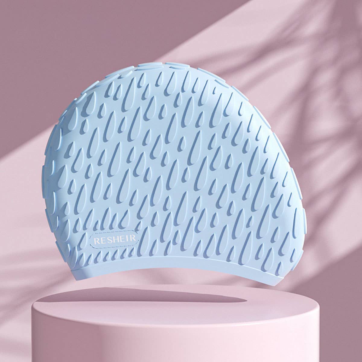 Womens Silicone Swim Cap Long Hair Waterproof