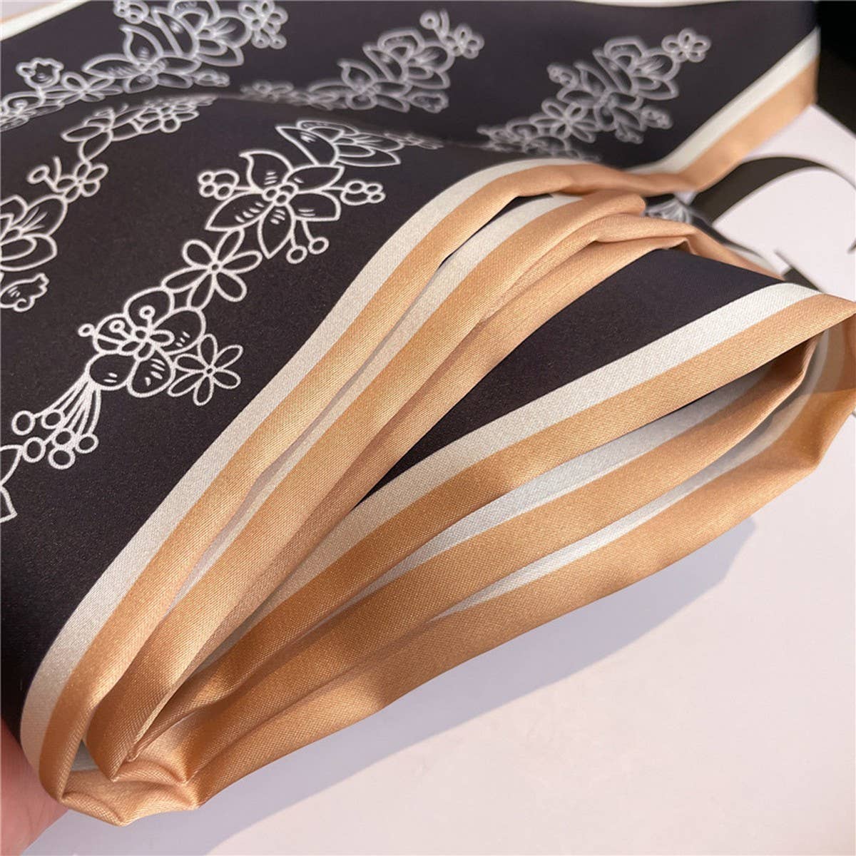 Skinny Silk Scarf for Hair, Neck or Bag Wrap_CWASC1512๐๏ธ