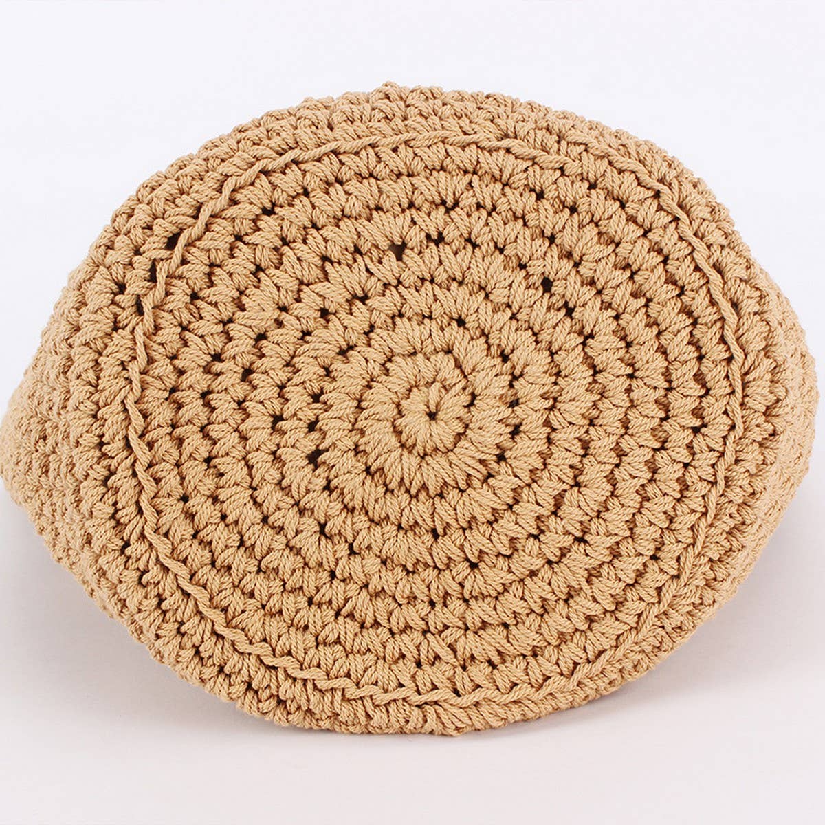 SOLID COLOR SIMPLE BOHEMIAN STYLE HAND-WOVEN BAG_CWAB4685