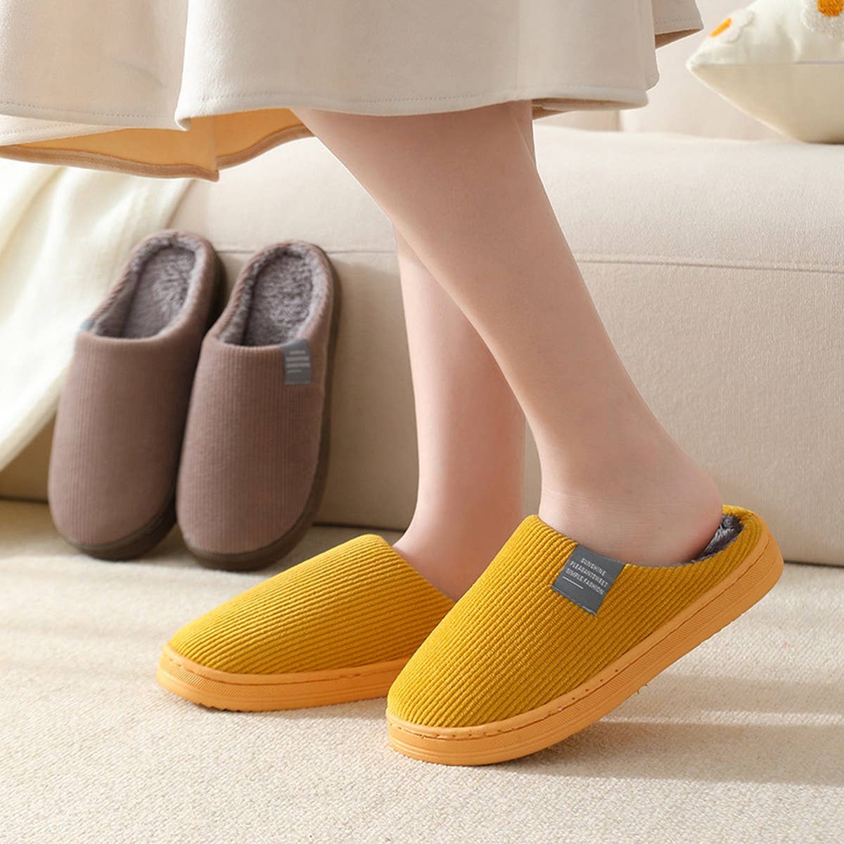 MINIMALIST WARMIES SLIPPERS BEDROOM SLIPPERS