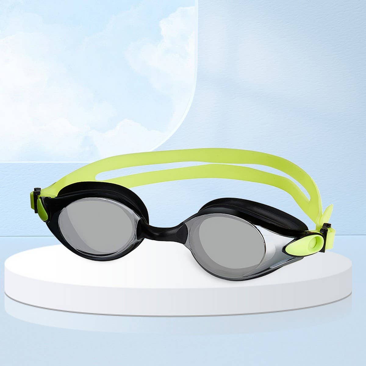 Adult Silicone Swim Goggles, HD Anti-Fog Racing_CWASG1053