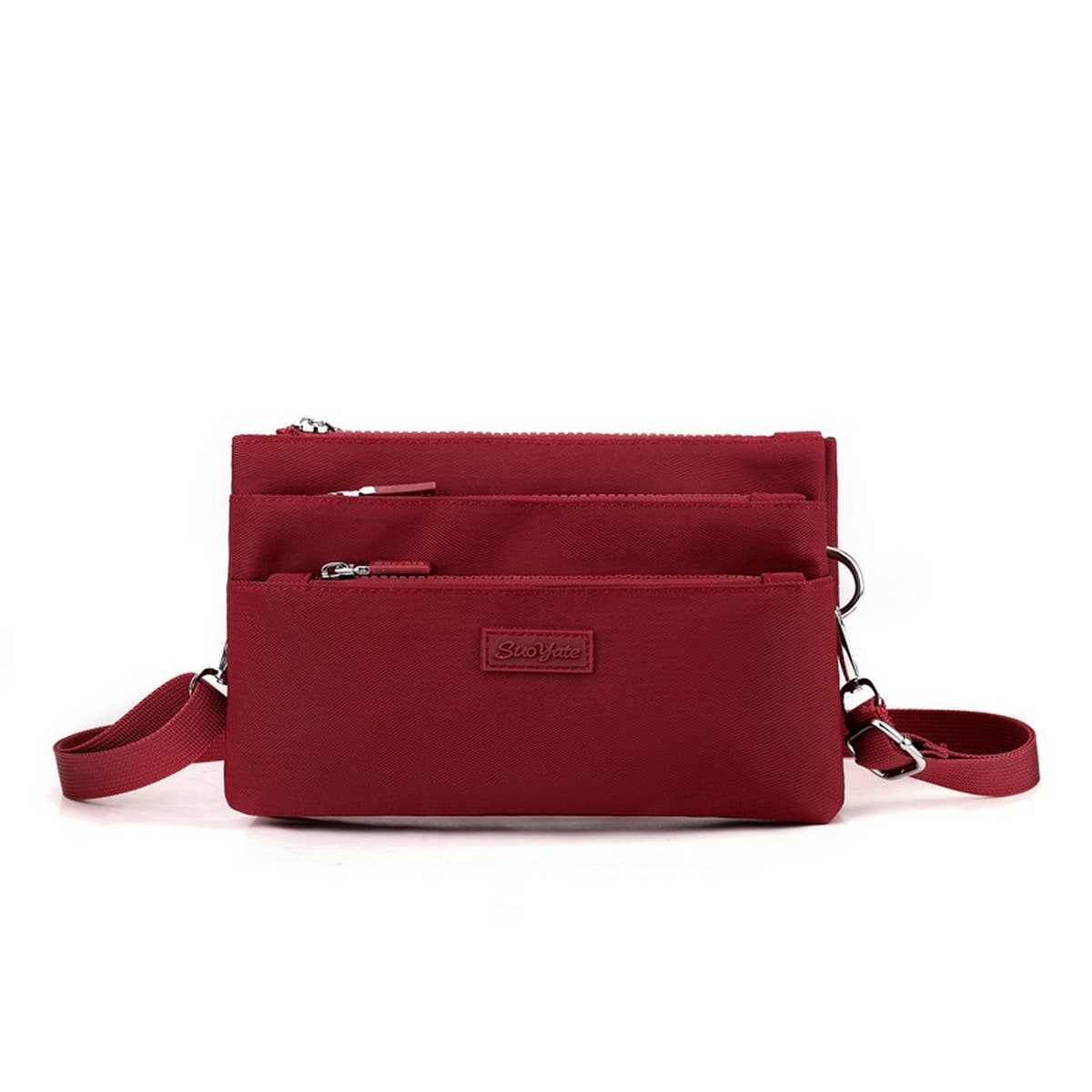 LIGHTWEIGHT FABRIC MULTI-LAYER SHOULDER BAG_CWAB3497