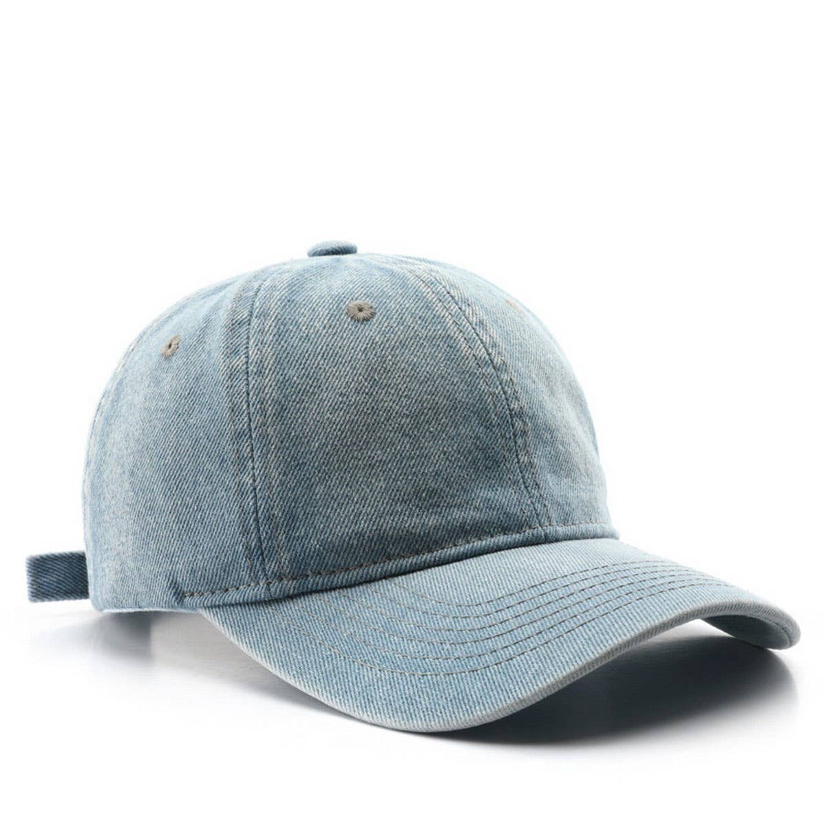 Autumn Winter Washed Denim Baseball Cap, Unisex_CWAH2824