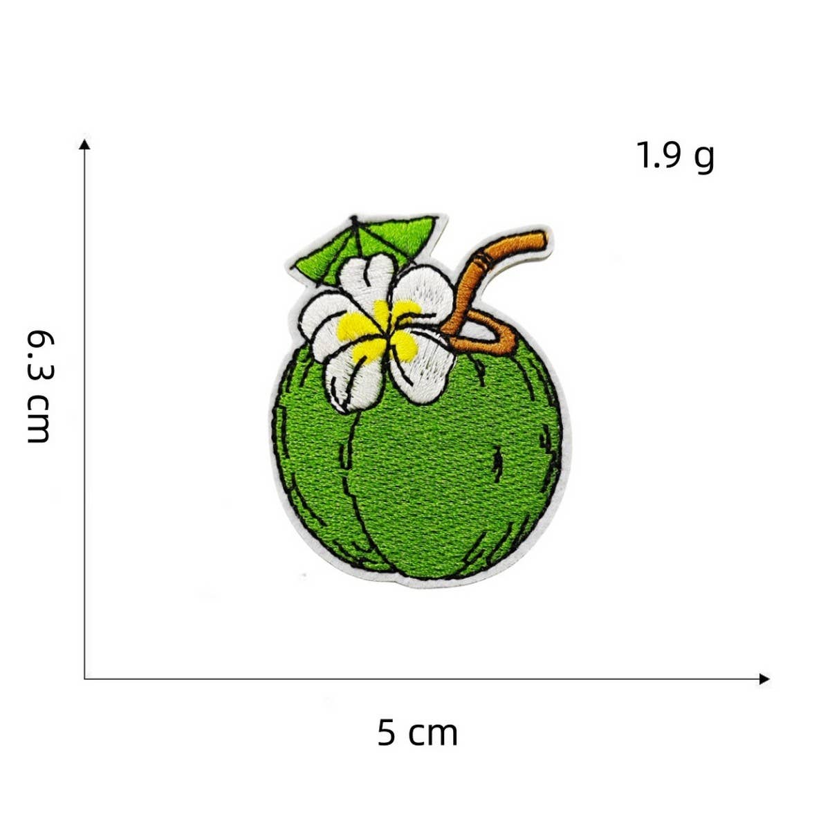 GREEN SERIES CARTOON EMBROIDERED PATCH