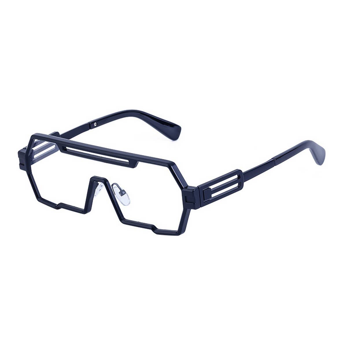 RETRO STEAMPUNK SUNGLASSES IRREGULAR SUNGLASSES_CWASG0555