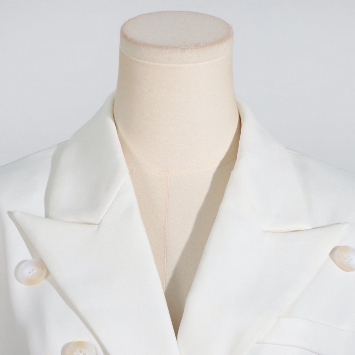 Chic Spring Button-Trimmed Blazer for Women