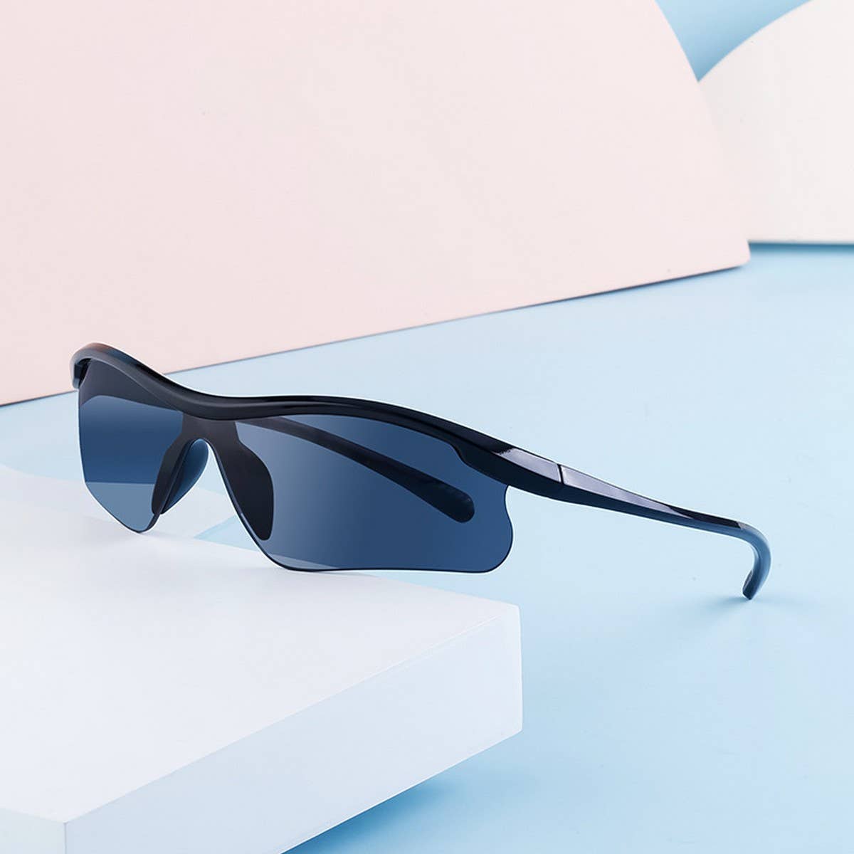 HALF-FRAME CYCLING WINDPROOF SUNGLASSES