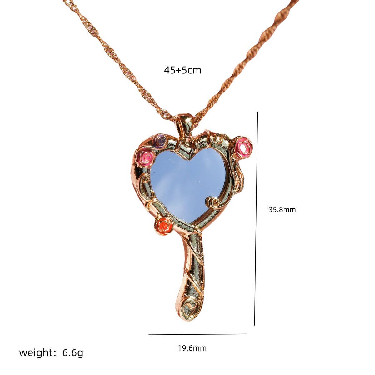 Barbie Magic Mirror Dopamine Necklace_CWMM5296