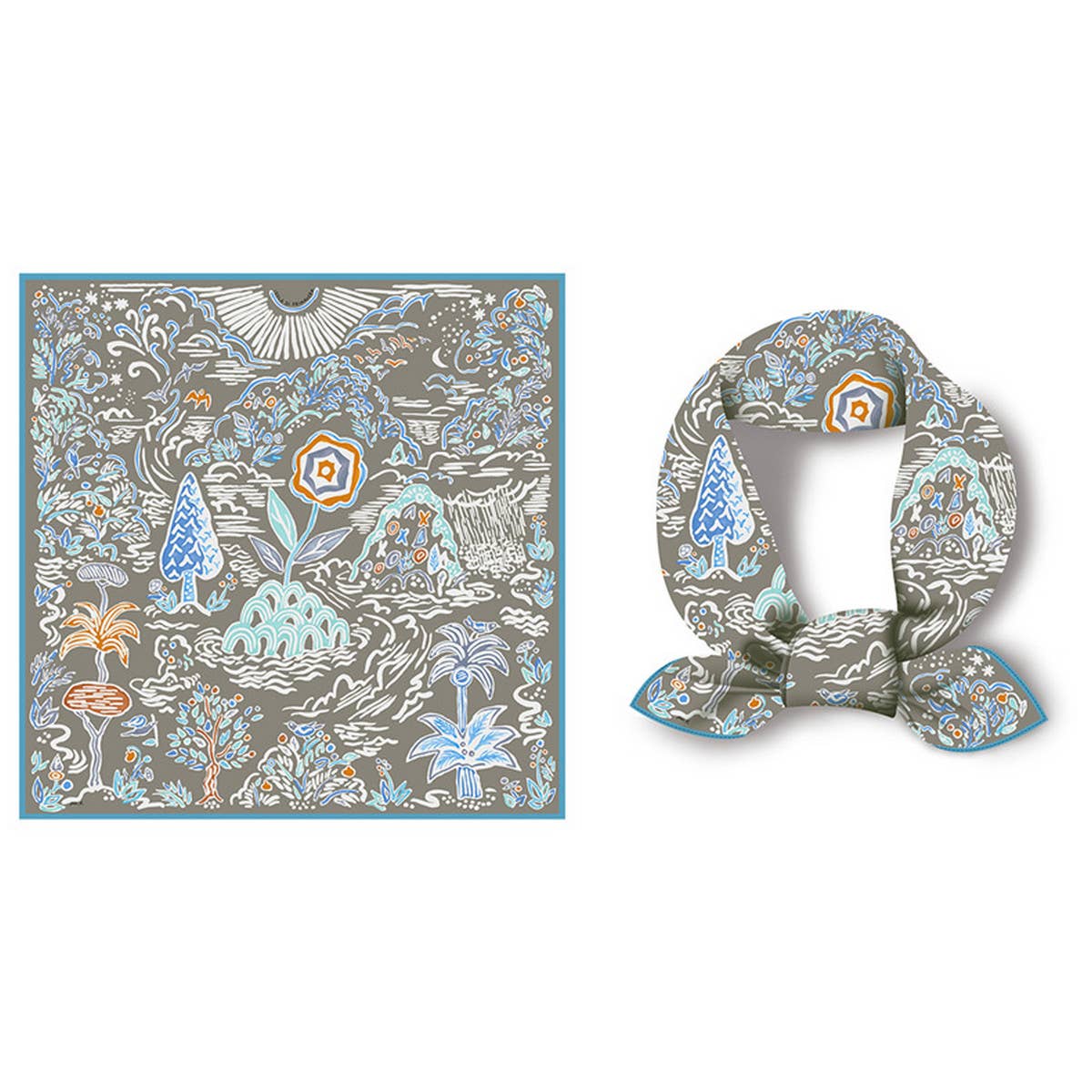 Sweet Satin 53cm Square Scarf for Women