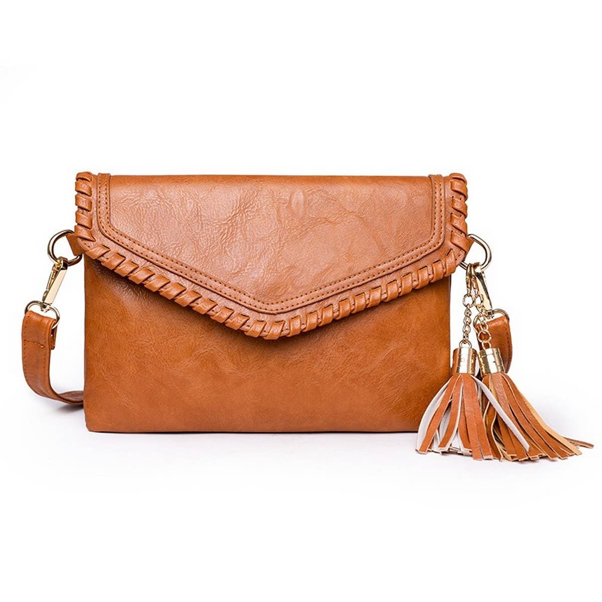 FASHIONABLE SHOULDER CROSSBODY BAG WITH TASSELS_CWAB1814