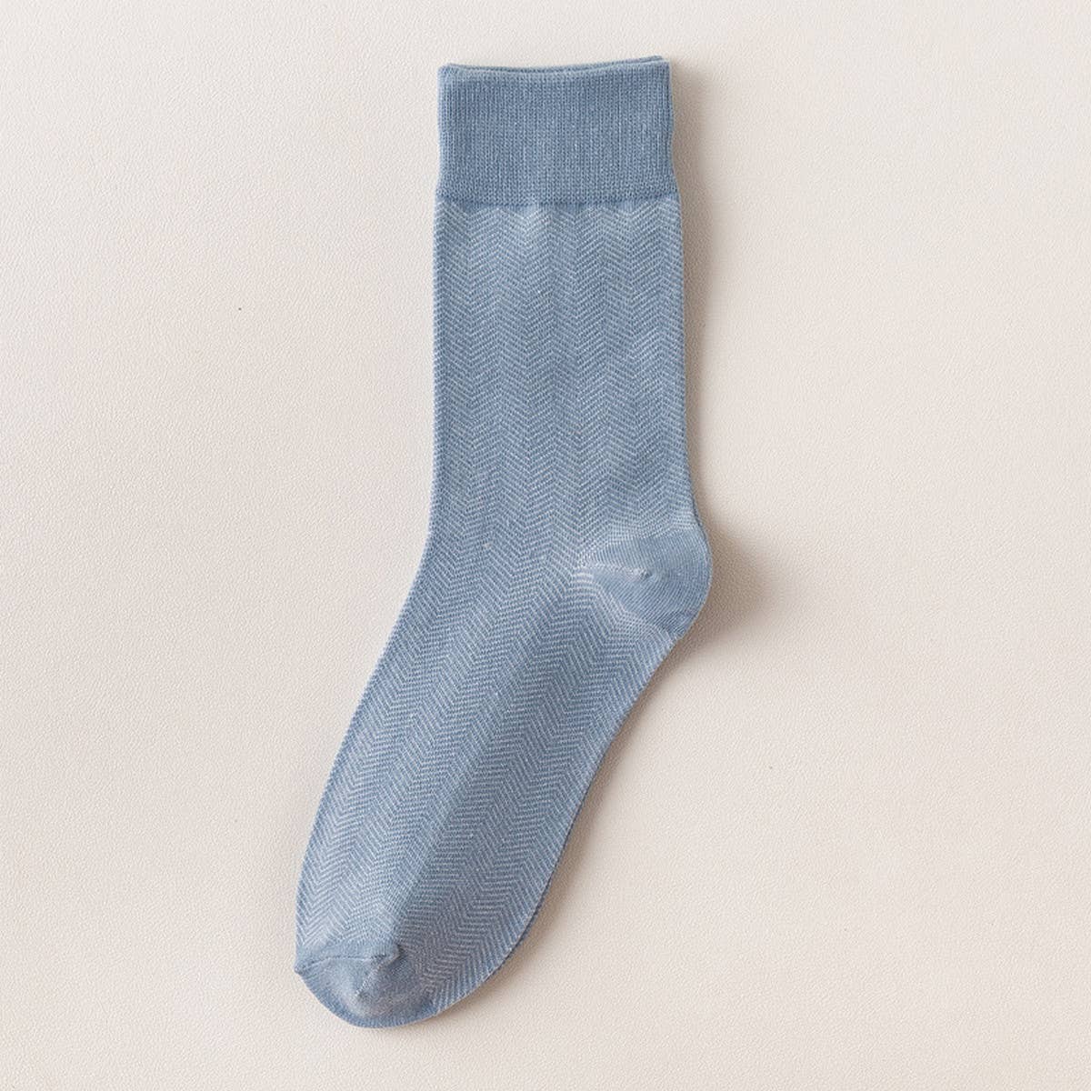 WOMEN BLUE STRIPED PLAID SOCKS