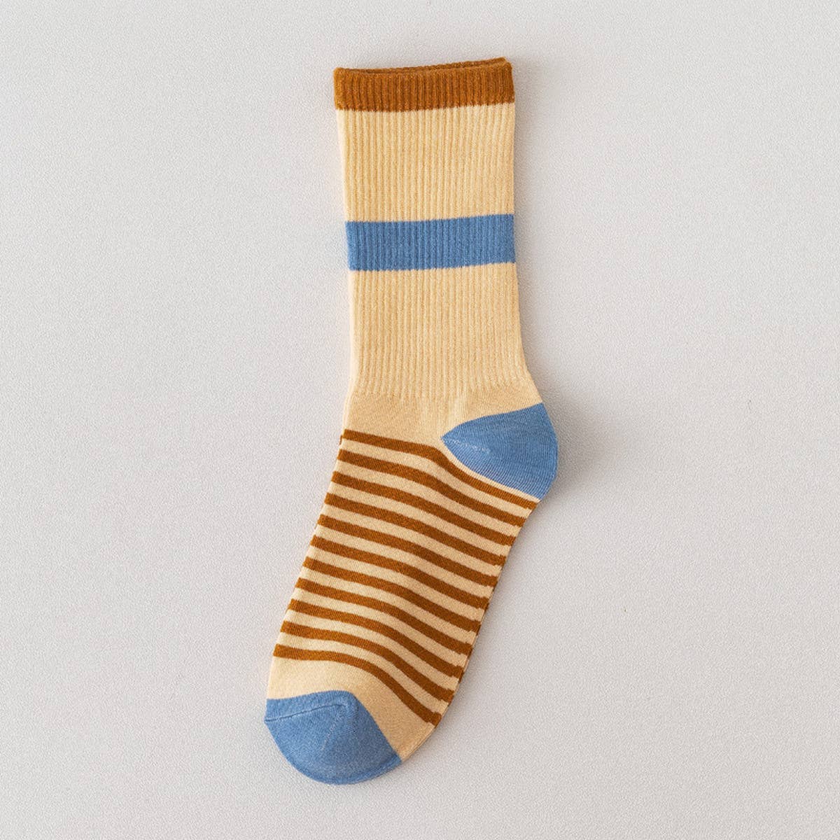NEW CUTE BLUE PLAID SOCKS