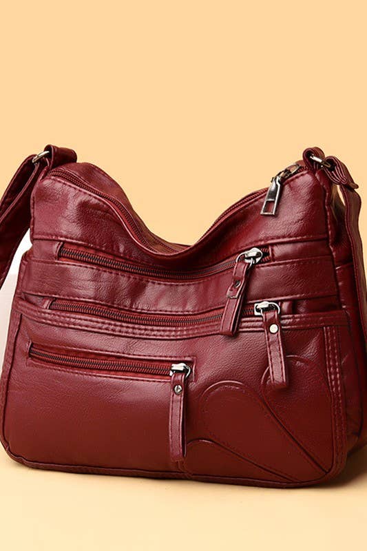 WASHED LEATHER CROSS BORDER SHOULDER BAG_CUAB0058