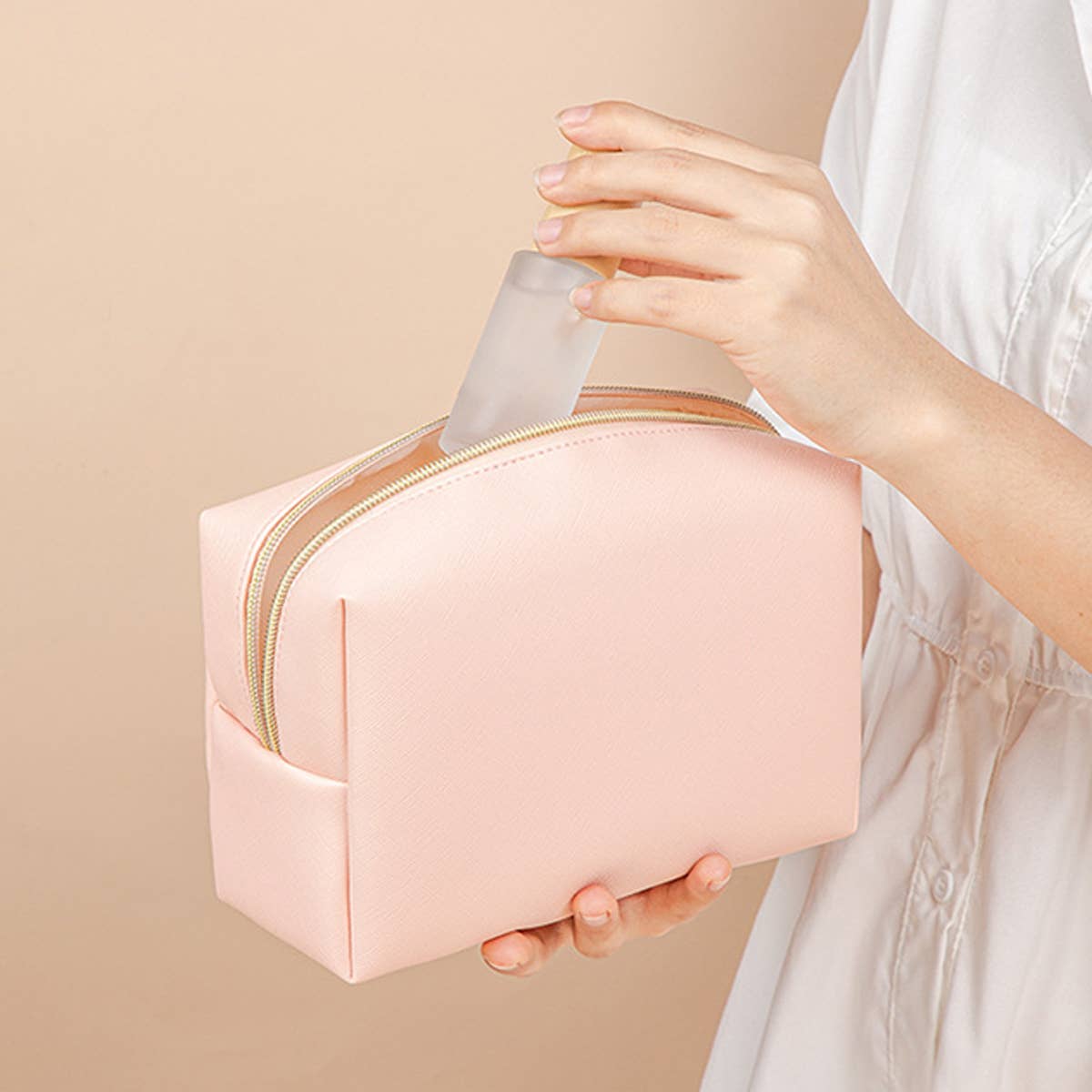 WOMEN SIMPLE PORTABLE WASHING BAG SMALL_CWAB0573