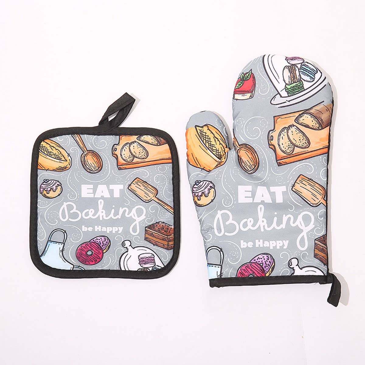 KITCHEN OVEN SCALD PROOF HEAT INSULATED GLOVES