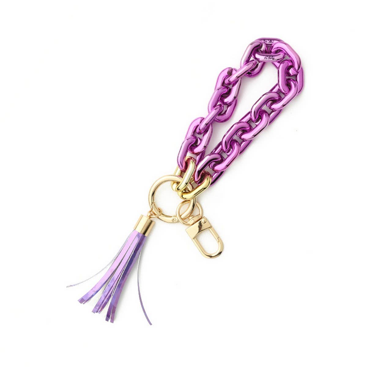 Silicone Bead Bracelet with Beech Wood Keychain_CWAB5012