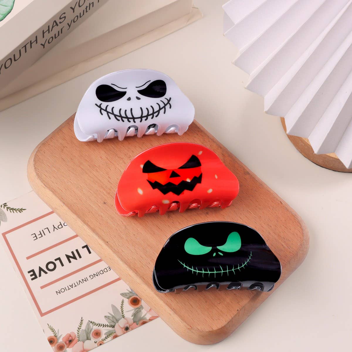 8CM PVC Halloween Hair Claw - Party Headpiece_CWAHA1450