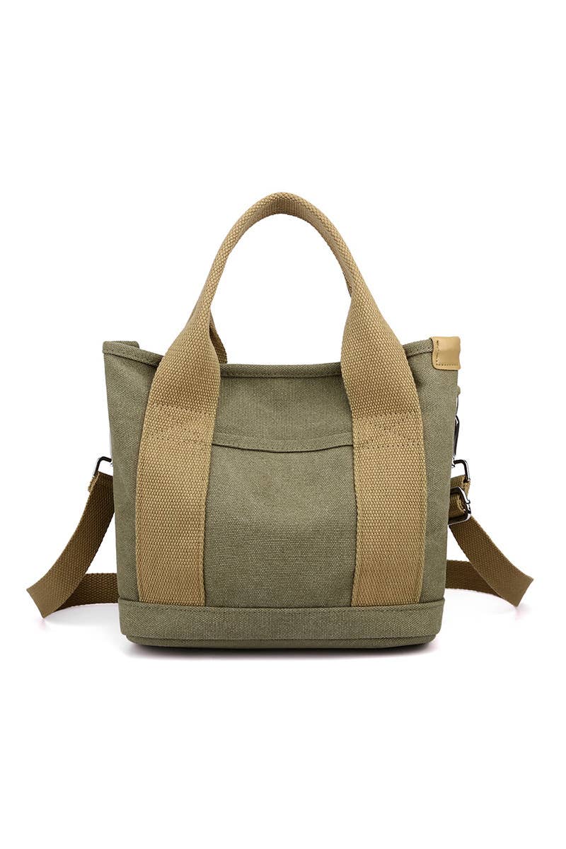 HANDLE LINE CANVAS CROSS BODY BAG_CUAB0101