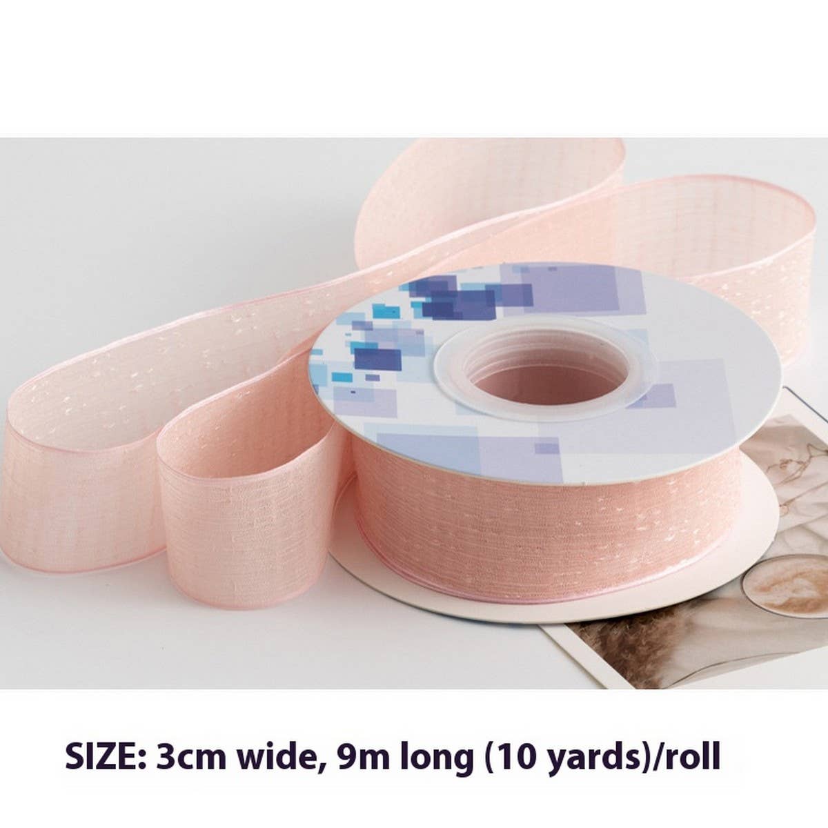 DIY DECORATIVE POLYESTER HAIR RIBBON