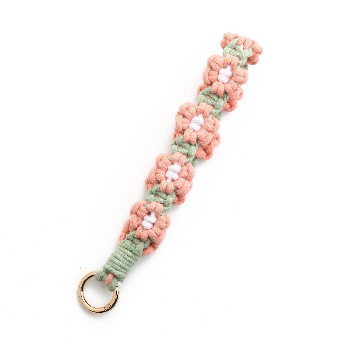 HANDWOVEN KEYCHAIN WRIST STRAP PENDANT