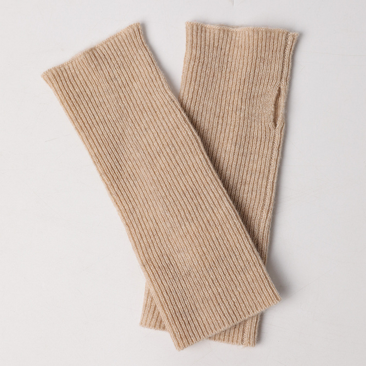 Cashmere Knit Gloves ??Half Finger for Students_CWAG0528