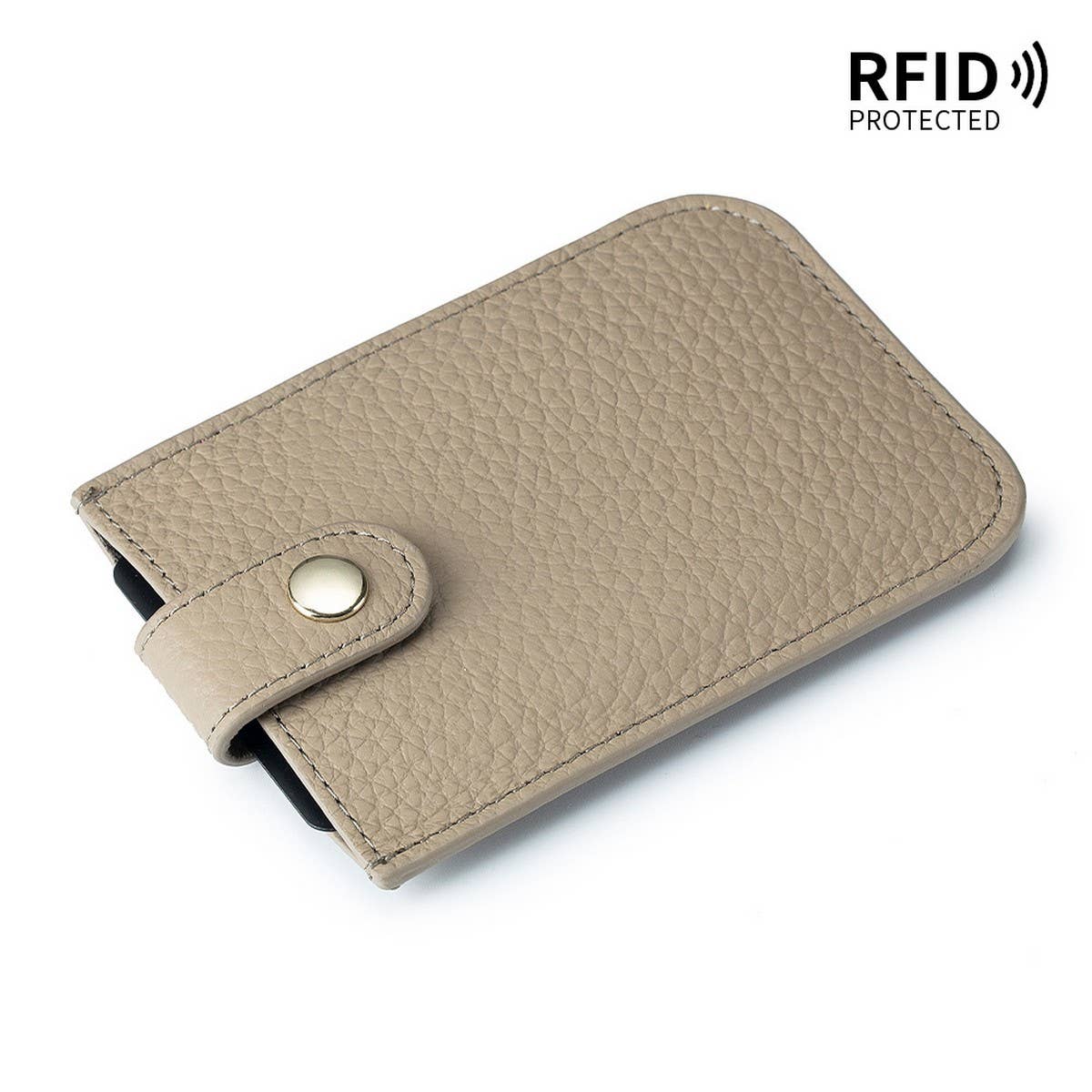 ULTRA-THIN LAYERED DRAWSTRING LEATHER CARD HOLDER_CWAB3825