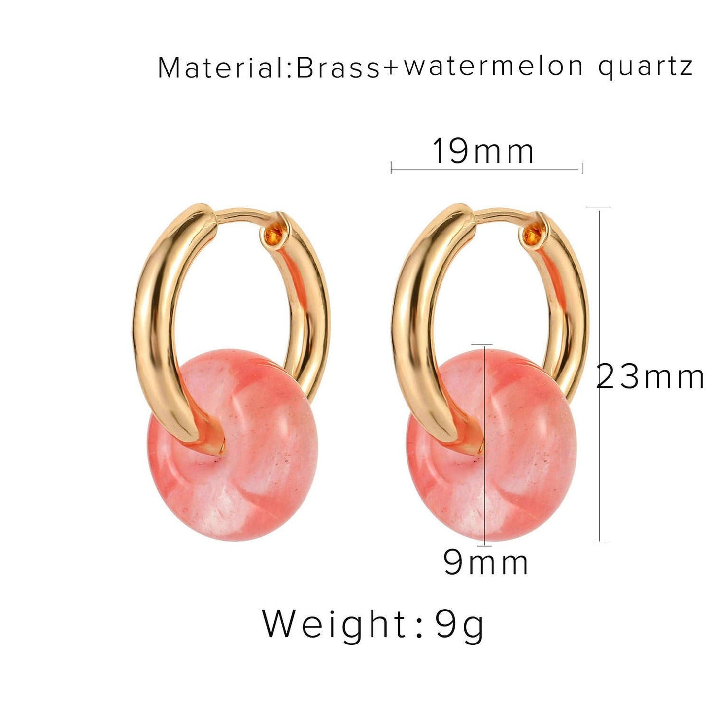 Trendy pearl element earrings