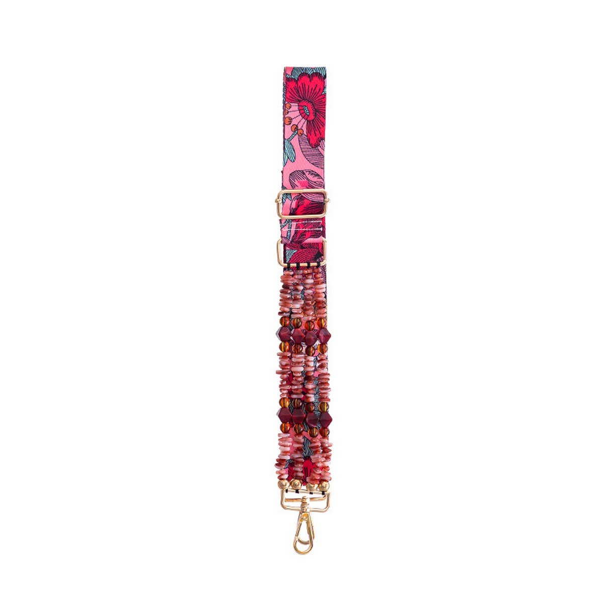 Irregular Acrylic Adjustable Boho Wide Bag Strap