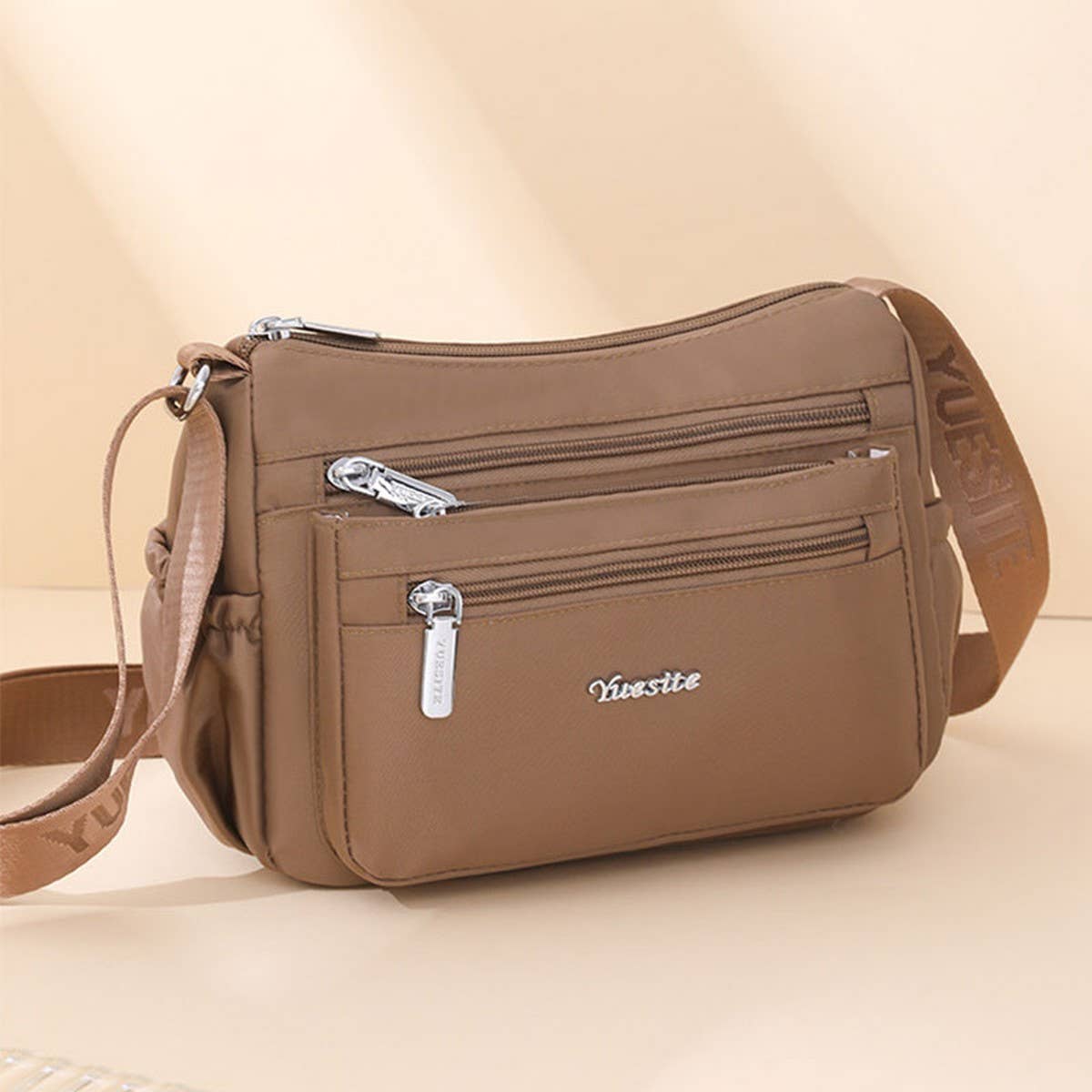NYLON MULTI-COMPARTMENT SHOULDER CROSSBODY BAG_CWASC1752