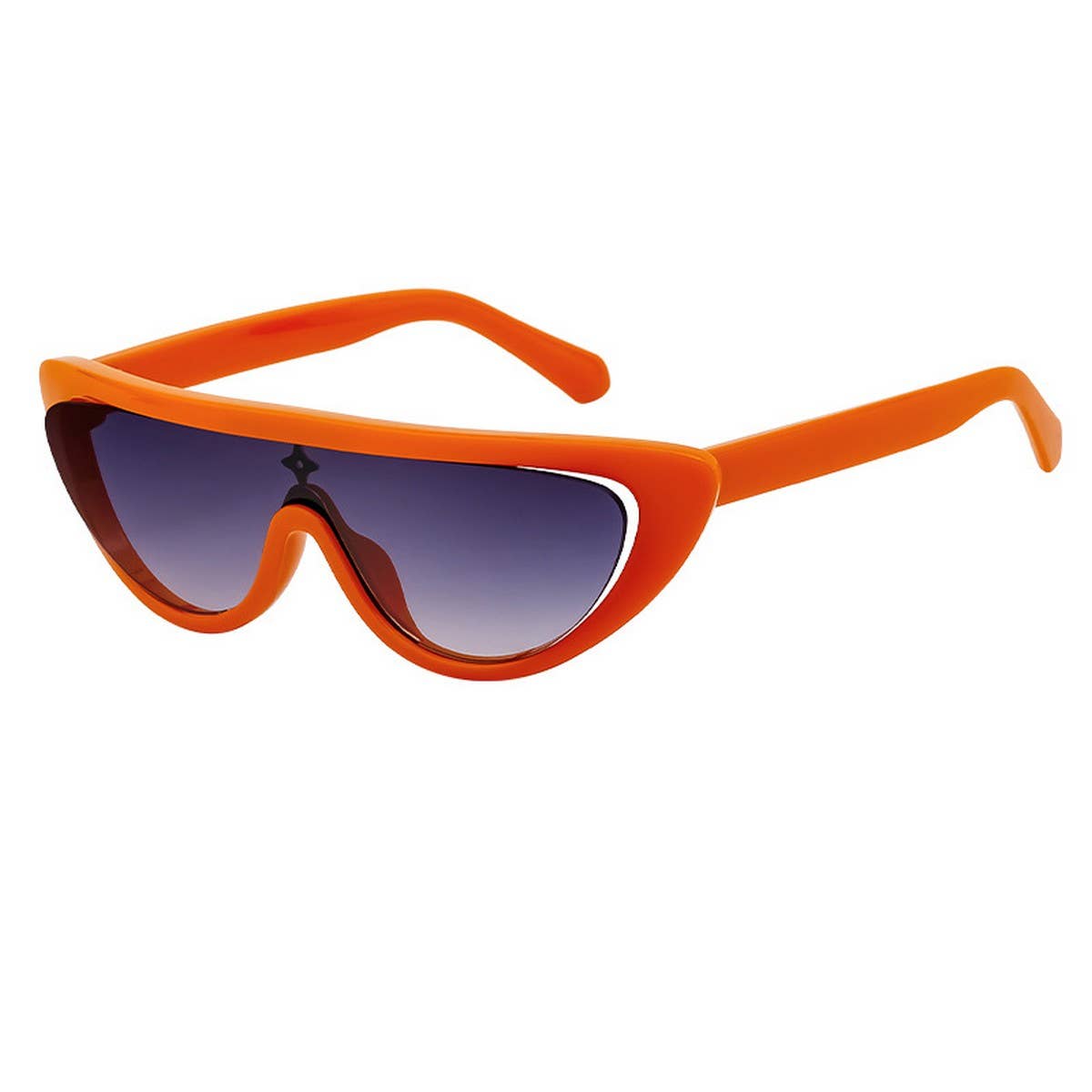 FASHION CAT-EYE PERSONALIZED INTEGRATED SUNGLASSES_CWASG0704