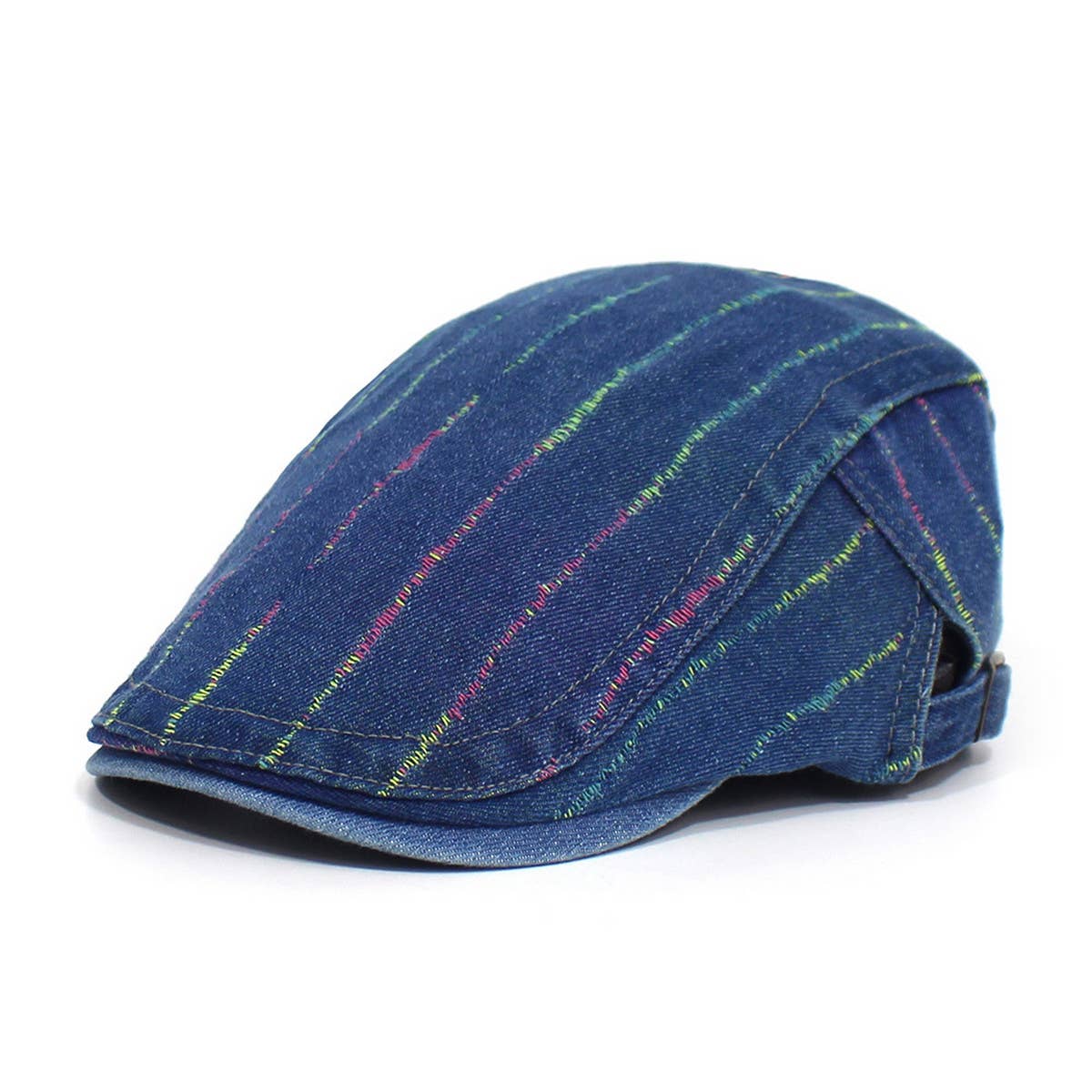 2024 NEW COLOR STRIPED FORWARD CAP BERET_CWAB2923