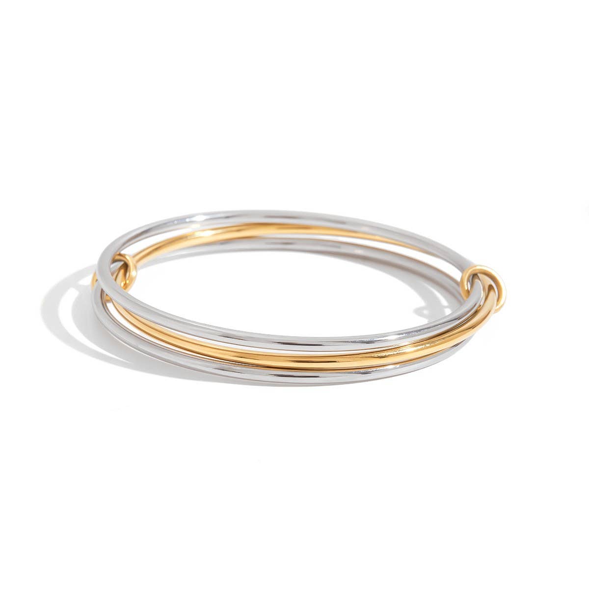 18K Gold Multi-Layer Titanium Steel Bracelet_CWAJE4644