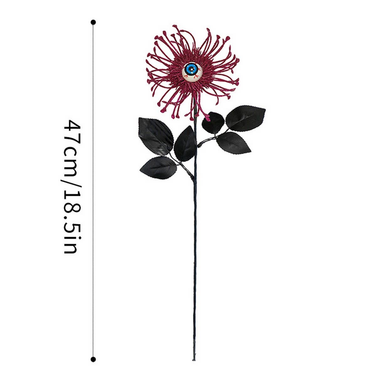 Halloween Red Spider Lily Eye Floral Pick_CWMM9904