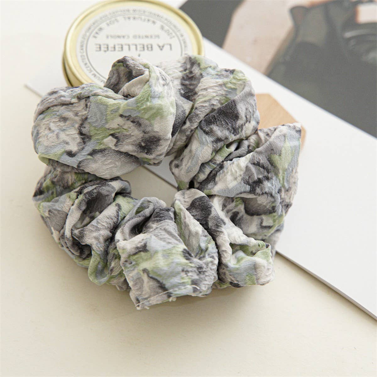 RETRO GRADIENT COLOR INTESTINE HAIR TIE_CWAHA2443