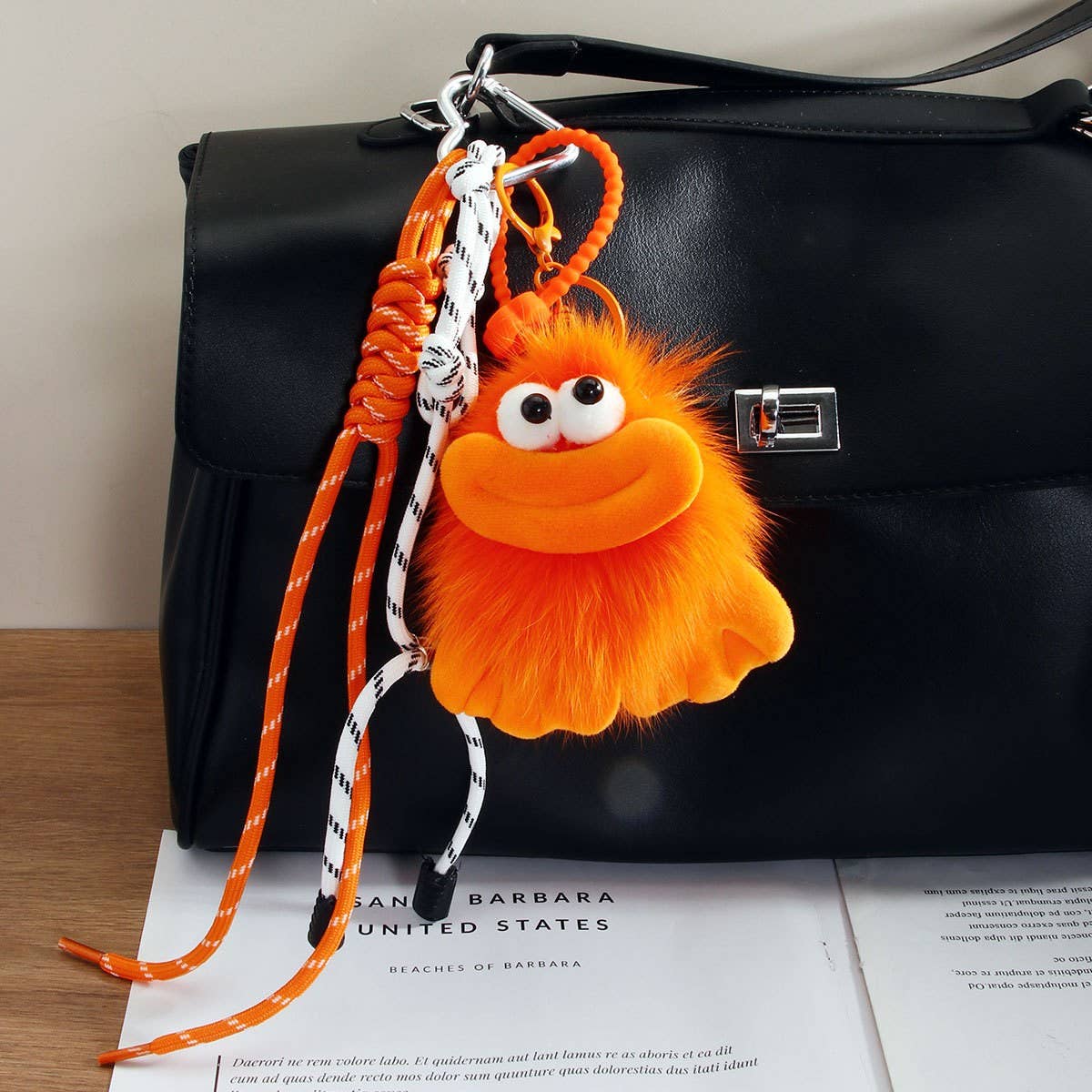 Plush Duckbill & Soot Sprite Charm Keychain_CWMM7820