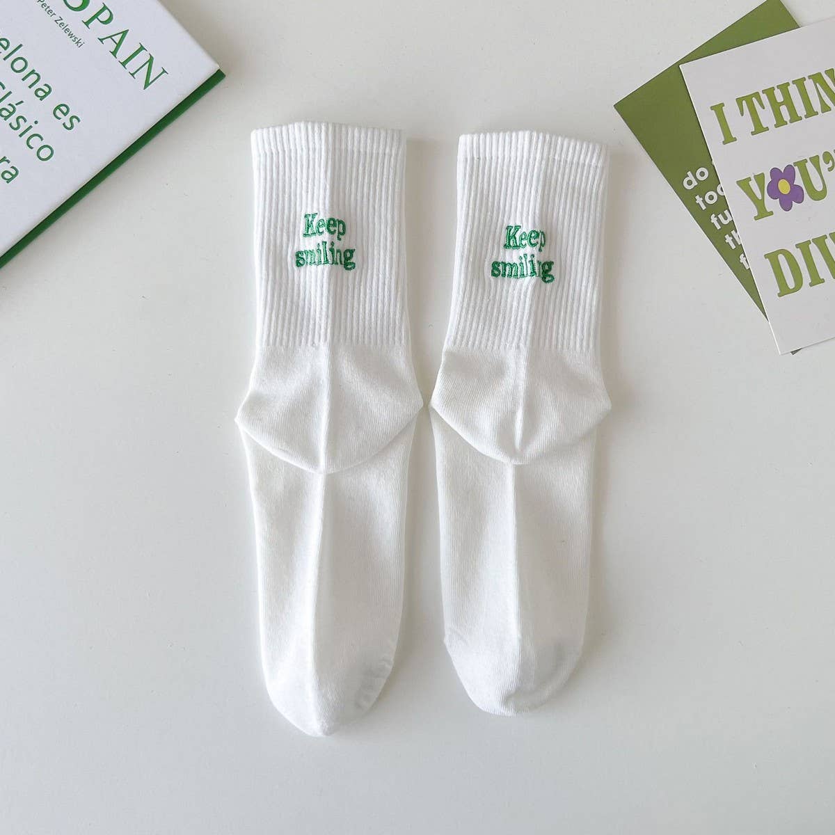 2024 NEW LETTER EMBROIDERY MIDDLE SOCKS_CWMS0918