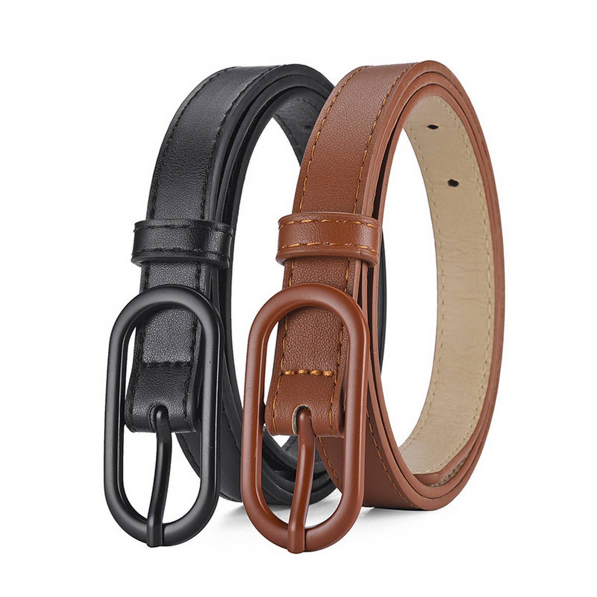 VERSATILE NEW OVAL PIN BUCKLE BELT_CWABE0587