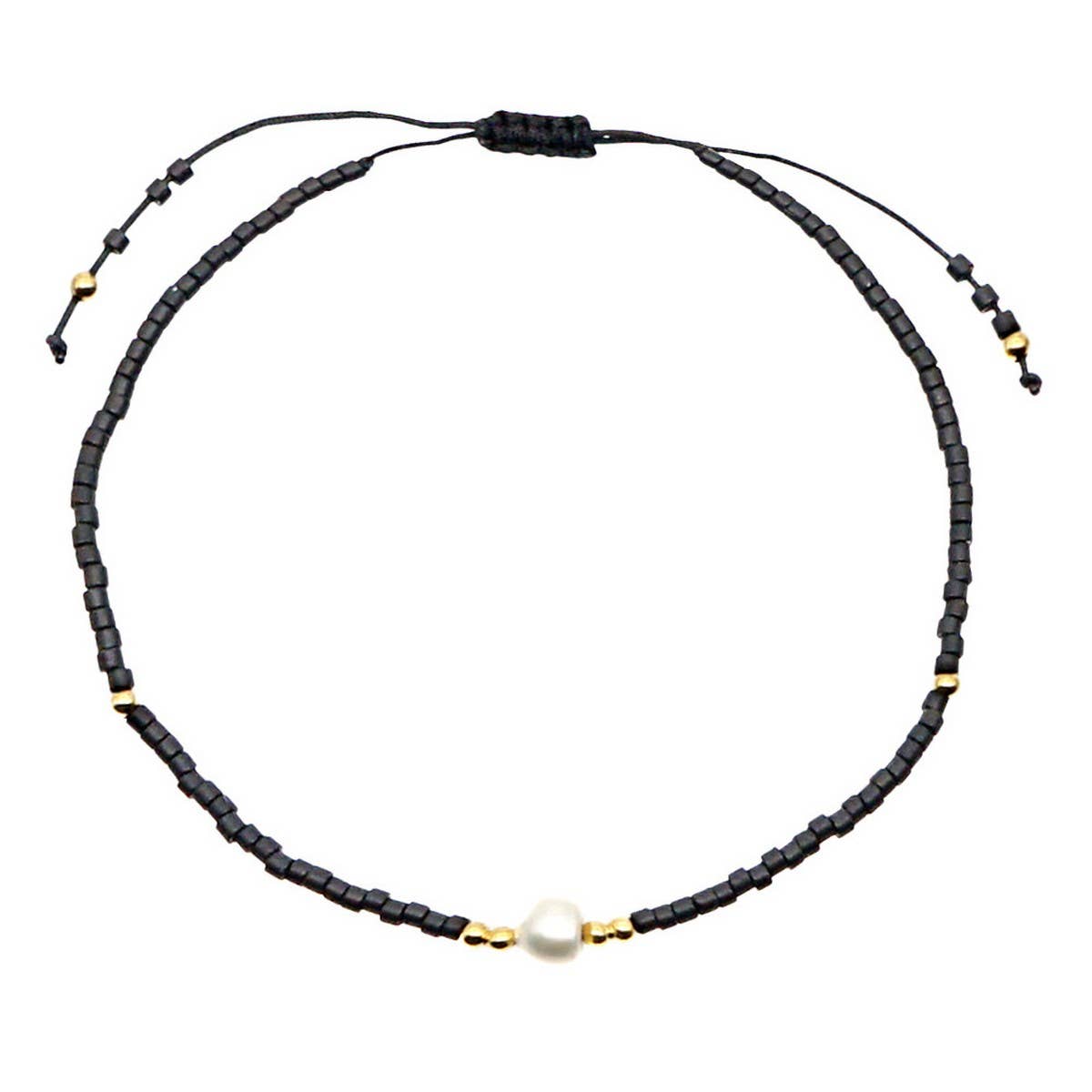 HAND-WOVEN FASHIONABLE RICE BEADS BRACELET_CWAB4621