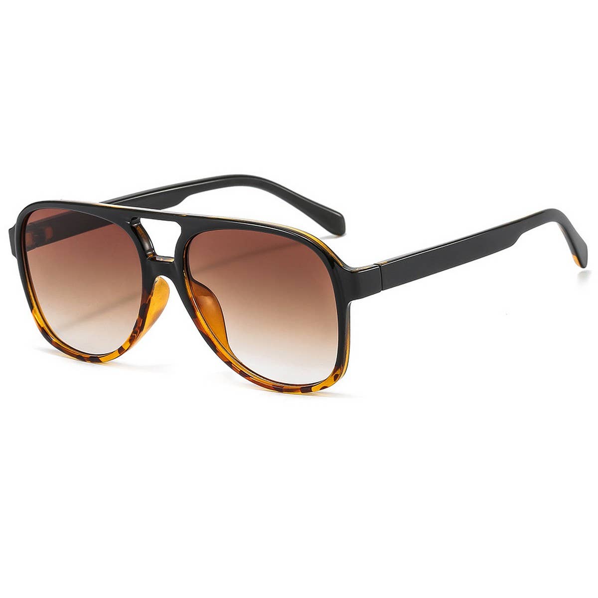 Double Bridge Oversized PC Sunglasses Unisex