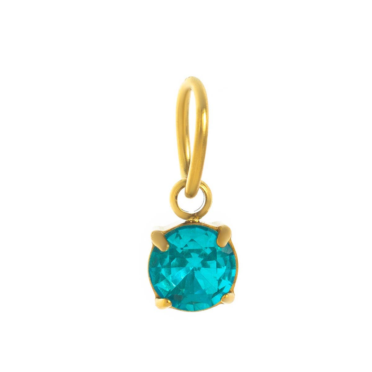 Colored Birthstone DIY Stainless Steel Necklace