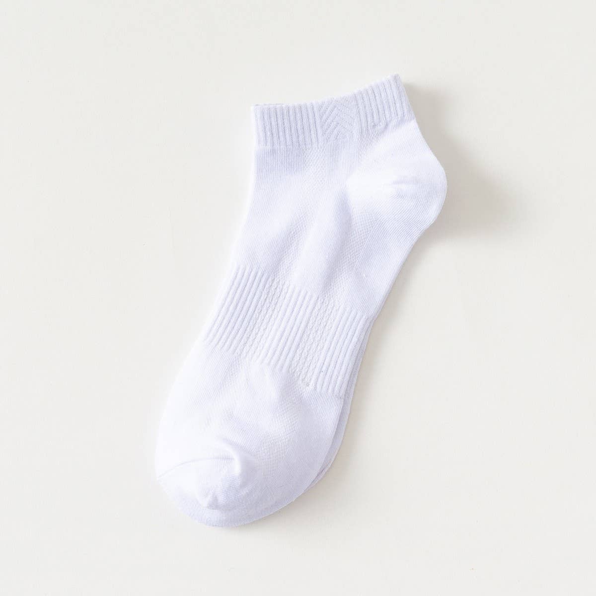 A PACK OF SIX PAIRS OF ALL-MATCH SOLID COLOR SOCKS_CWMS1998