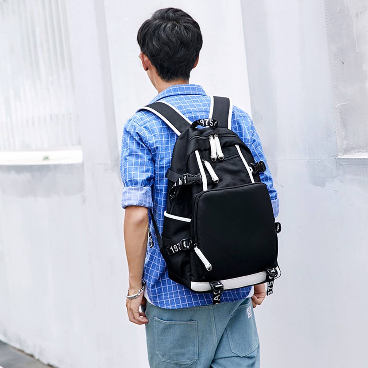 Oxford Waterproof Backpacks for School Use_CWAB5371