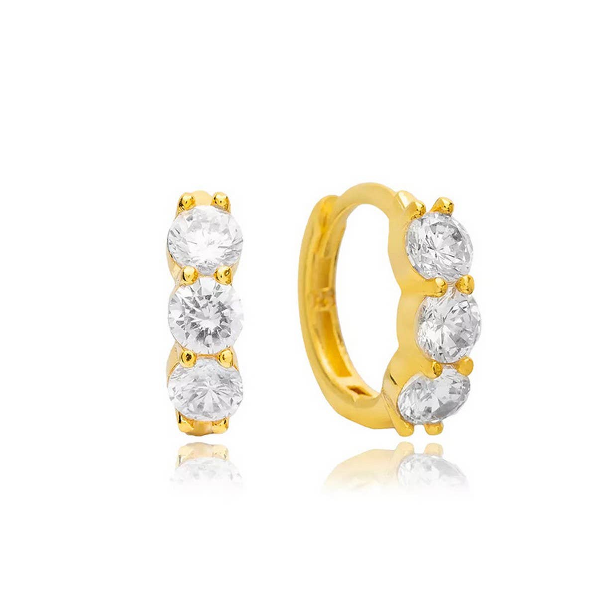 EUROPEAN AND AMERICAN COLORED GEMSTONE EARRINGS_CWAJE1765