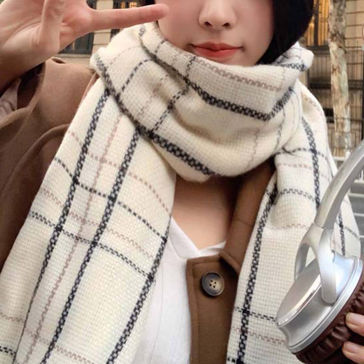 2024 NEW PLAID VERSATILE SCARF_CWASC1113